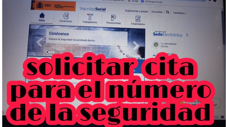 Pedir Cita Online Seguridad Social Madrid